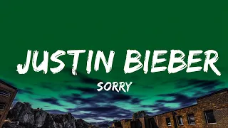 Sorry - Justin Bieber (Lyrics) 🎵  | 1 Hour Lyrics Love