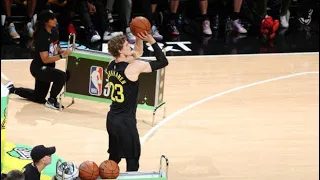 Lauri Markkanen 3 Point Contest Highlights - Round 1 | Feb 18 | 2023 NBA 3 Point Contest