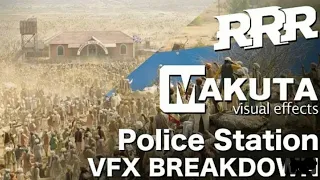 RRR - Ram Charan Police Station Fight _ VFX Breakdown _ Makuta Visual Effects_Full-HD