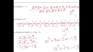 iGCSE Maths May 2019 1H