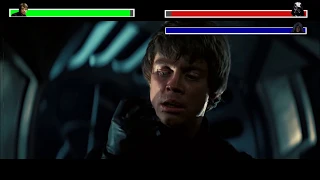 Luke Skywalker vs Darth Vader vs Darth Sidious...with healthbars (100K Subscribers Special)