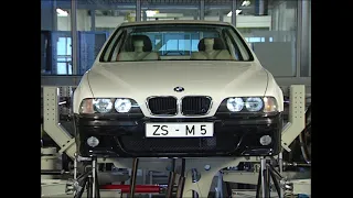 Тест на износ BMW M5 E39. Испытания БМВ. Vintage archive video, hard test