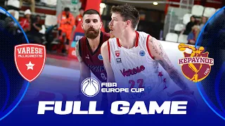 Itelyum Varese v Keravnos BC | Full Basketball Game | FIBA Europe Cup 2023-24