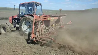 перше відео на каналі!!! сіємо сою