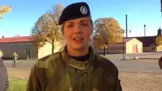 Examen befattningsutbildning vid Trängregementet i Skövde