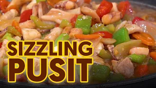 Sizzling Pusit Recipe