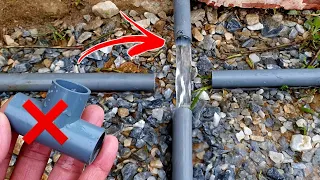 How to handle pvc water pipes how to quickly divide water pipes with special accessories #meodoisong