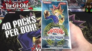 Yu-Gi-Oh! Legend of Blue Eyes White Dragon Korean Unboxing | 40 Booster Packs!