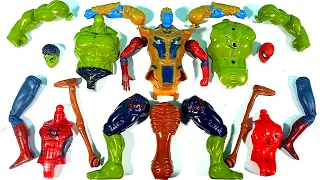 Assemble Marvel Avengers Hulk Smash, Thanos, Spider-Man VS Siren Head