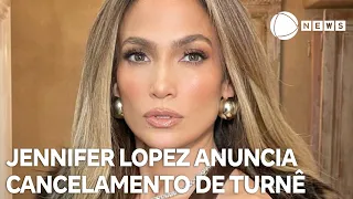 Cantora Jennifer Lopez anuncia o cancelamento da turnê pelos EUA