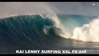 KAI LENNY SURFING HUGE PE'AHI !!!