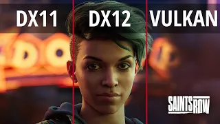 SAINTS ROW (2022) 4K - DX11 vs. DX12 vs. VULKAN