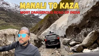 Ep3 | India's most dangerous road | Manali to Kaza route | Spiti valley in ford endeavour