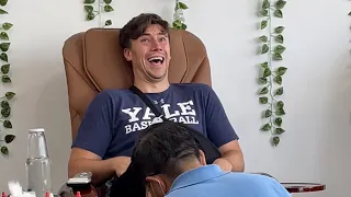 Man Gets Pedicure for the First Time