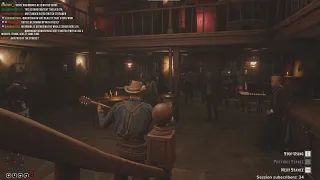 Mr Wobbles First Time Performing In Valentine! | RDR2 Wild RP