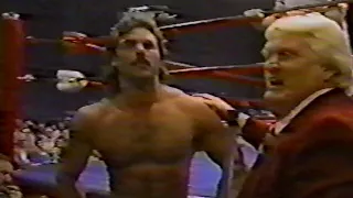 Rick Rude vs Kerry Von Erich wrestling