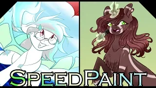 Rosebud Sing!/ Ocean Race! - MLP SpeedPaint [Collab & YCH]