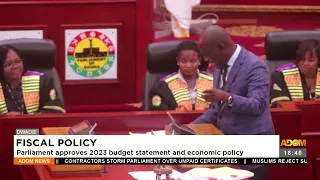 Fiscal Policy: Parliament approves 2023 budget statement and economic policy (6-12-22)