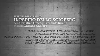 Festival del Classico 2022 | Dialogo tra Christian Greco e Luciano Canfora