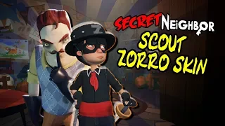 Secret Neighbor SCOUT ZORRO SKIN - Hello Neighbor Multiplayer Game