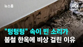 "텅텅텅" 속이 빈 소리가…봄철 한옥에 비상 걸린 이유 / JTBC 뉴스룸