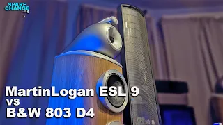 Bowers & Wilkins 803 D4 vs MartinLogan ESL 9 | Better Sound For Twice The Price?