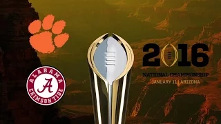 2015-2016 National Championship Hype (Alabama vs Clemson) ||  HD