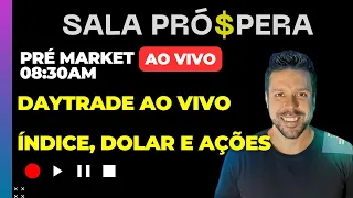 DAYTRADE AO VIVO - PRÉ MARKET 26/04/24 - MELHORES REGIÕES - MINI INDICE  - BITCOIN - DOLAR - FOREX