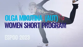 Olga MIKUTINA (AUT) | Women Short Program | Espoo 2023 | #EuroFigure