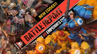 **NEW CODEX!!** Space Marines vs Emperor's Children 4-Player Game! | Warhammer 40k Battle Report