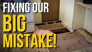 Fixing Our BIG Mistake | Budget Mobile Home Remodel #26