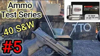 .40 S&W Ammo Test Series: #5 Barnes TAC-XPD 140gr SCHP | S&W M&P40 1.0 (4.25")