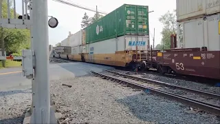Catching union Pacific locomotive 7898 in Hershey pa