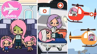 Sisters Get Separated In The Plane | Toca Life Story | Toca Boca