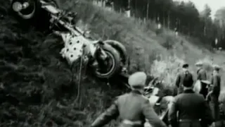 Bernd Rosemeyer's Fatal Crash @ Frankfurt Darmstadt Autobahn 1938 Aftermath