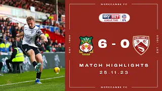 Highlights | Wrexham AFC 6 Morecambe 0