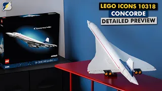 LEGO Icons 10318 Concorde detailed preview