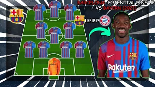 BARCELONA - Potential Lineup Vs Bayern l UCL Matchday 6