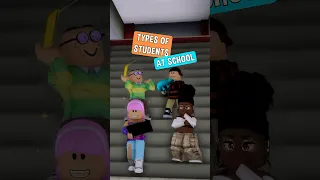 Types of students at school in Brookhaven RP #roblox #brookhaven