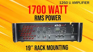 ATI 1250u Power Amplifier - Best DJ Amplifier 😊