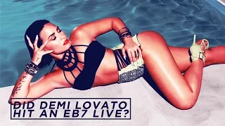 Did Demi Lovato Hit A Eb7 Live? | SingersAvenue