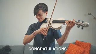 "CONGRATULATIONS" ON VIOLIN - POST MALONE FT. QUAVO (Alan Milan Cover)