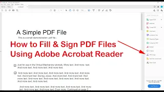 How to fill and sign Adobe Acrobat pdf files
