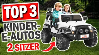 Beste KINDER ELEKTROAUTOS mit 2 Sitzen | Top 3 Elektro Kinderautos