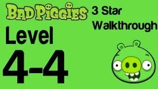 Bad Piggies - Level 4-4 3 Star Walkthrough Flight in the Night | WikiGameGuides