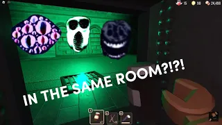 Roblox Doors - AMBUSH RUSH AND EYES IN THE SAME ROOM (LUCKIEST MOMENT)