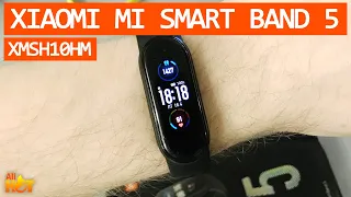 Фитнес-браслет Xiaomi Mi Band 5 международная версия (XMSH10HM) | распаковка и обзор