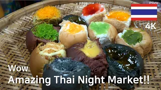 Amazing! Thailand market tour. Star night market Thai food in rayong. thai food street and cooking