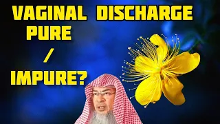 Have vaginal discharge but don't know if it's impure or continuous, what to do? Assim al hakeem