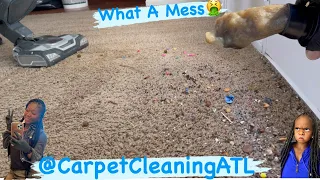 Trashed Carpets! Vacuuming, CRB, Canister and Water Dump